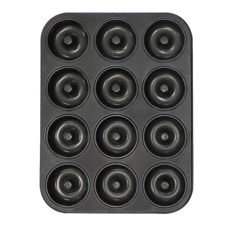 Webake Donut Pan Non-stick Mini Donut Tray Heavy Gauge 2.8 Inch Doughnut Pans for Baking 12-Cavity - Image 5